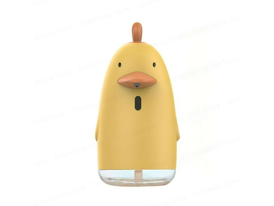 Dispensador de jabón automático con diseño de dibujos animados, recargable por USB, sin contacto (tipo espuma)