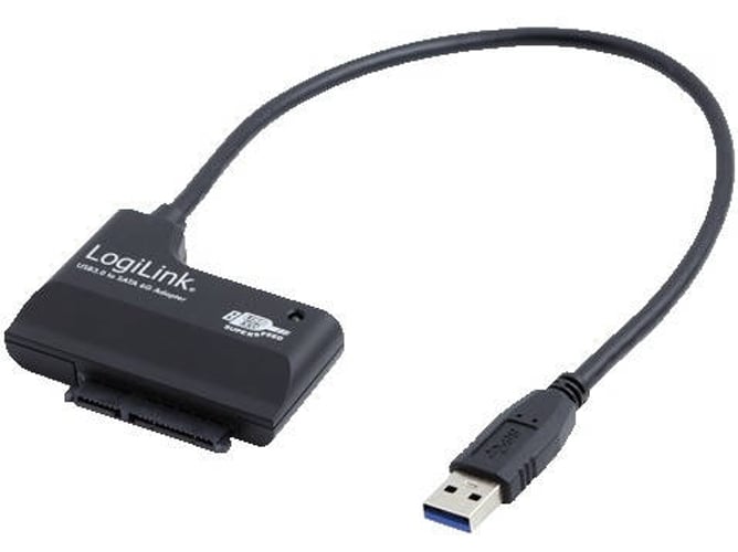 Cable Adaptador LOGILINK USB 3 para SATA III Negro