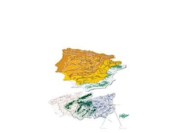 Bolsa 3 Plantillas Mapa De España 15X12,5Cm
