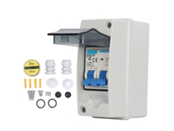 Disyuntor Miniatura De Cc De 16 A Y 1000 V Con Carcasa Ip65 Para Sistemas Solares Fotovoltaicos.