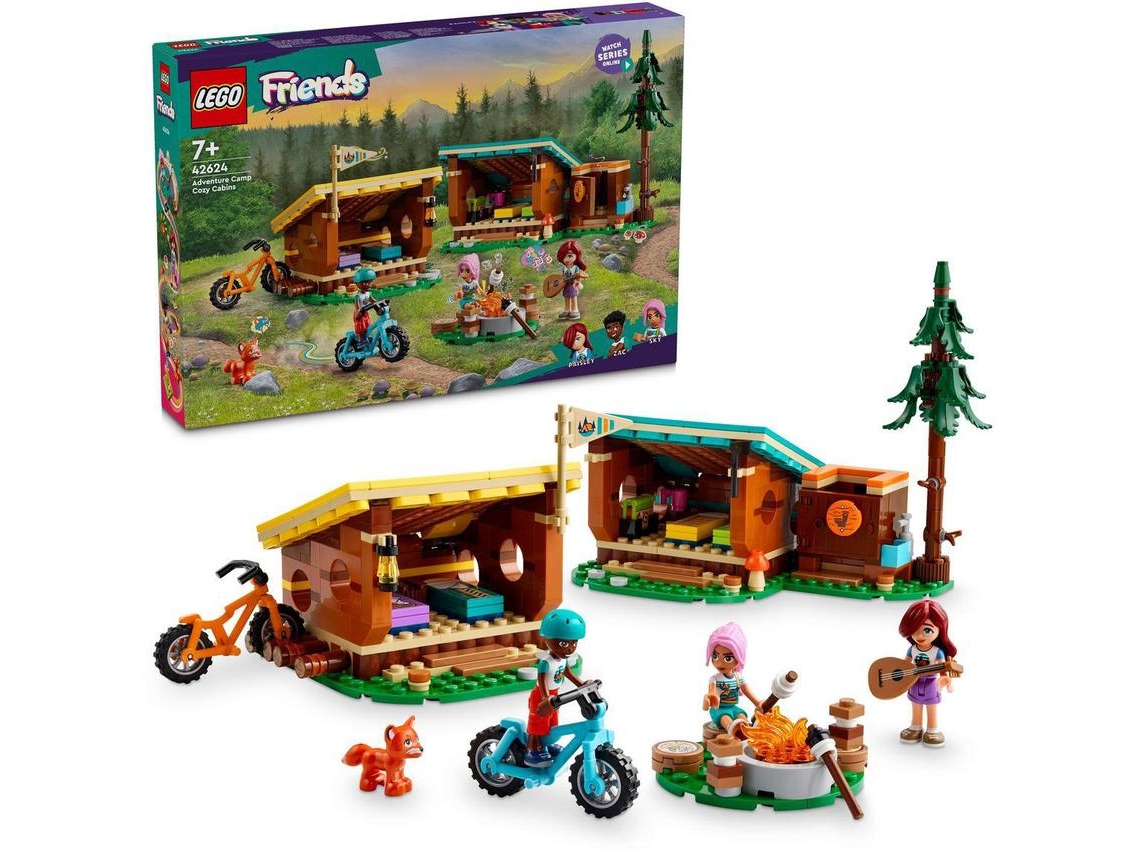 LEGO Friends: Cabanas Confortáveis do Campo Aventura (437 peças)