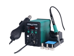 Soldador, temperatura ajustable, diseño compacto, 8786d 01, 220 V, UE OEM