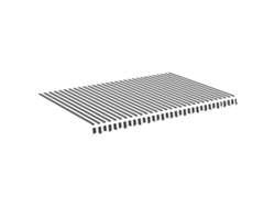 Maison Exclusive - Tela De Repuesto Para Toldo Gris Antracita Y Blanco 4,5x3 M