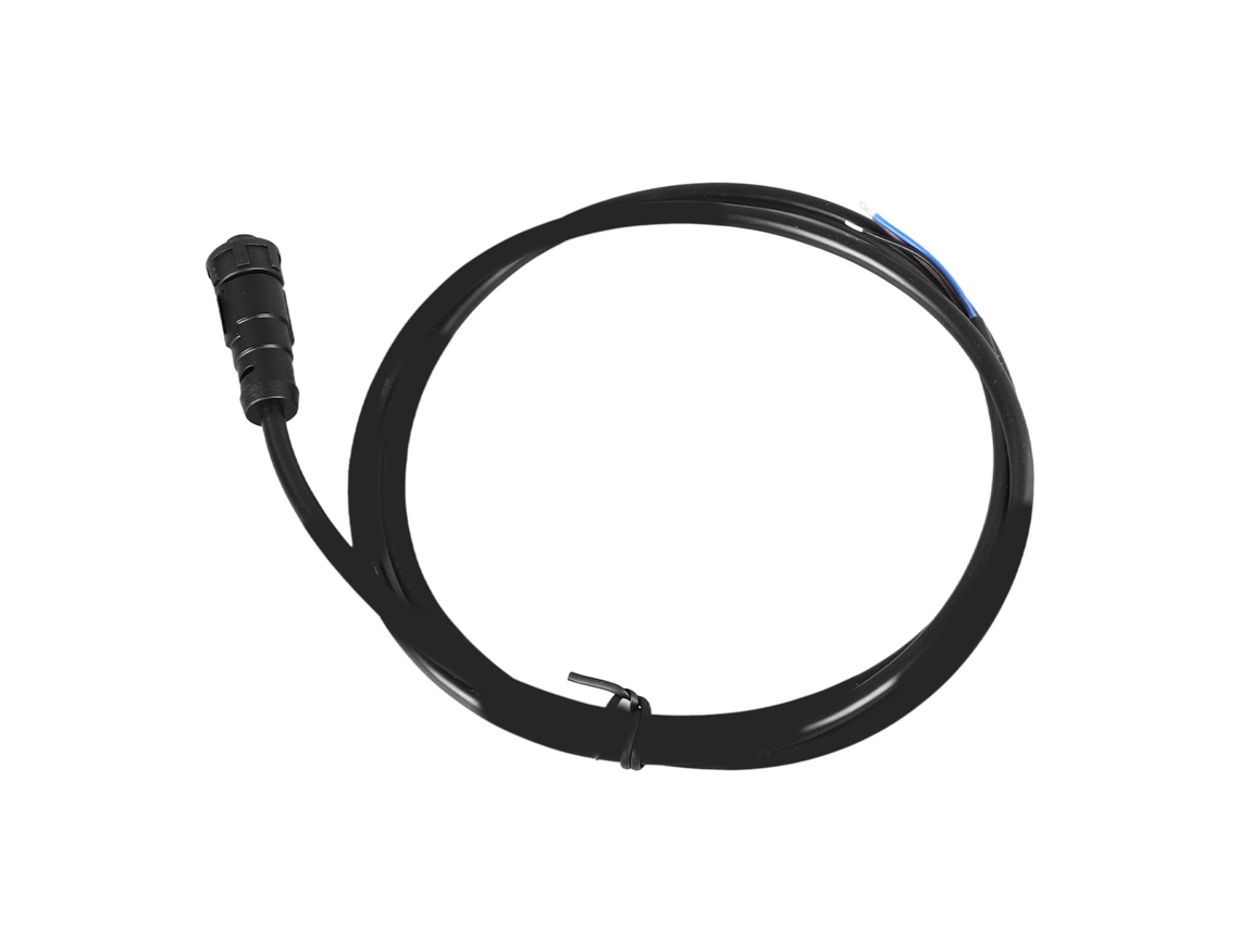 Conector De Enchufe Hembra De 3 Núcleos Recto Sin Blindaje Con Plástico Impermeable Para Monitor De Pantalla Led E7
