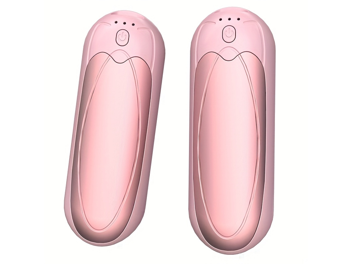 Juego De 2 Calentadores De Manos Eléctricos Portátiles Y Recargables: Versión Mejorada De Doble Función. Bajo Consumo Energético, Ideal Para
