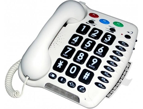 Teléfono Fijo GEEMARC CL100 Blanco