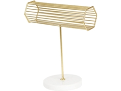 Soporte Hexagonal Para Pulseras En Hierro Y Mármol Dorado, Resistente A Roturas, Ligero, Para Encimeras.