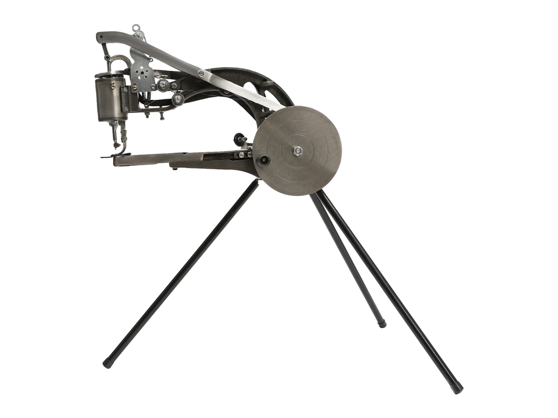 Máquina de coser cuero, construcción de hierro duradera, uso versátil, negra OEM