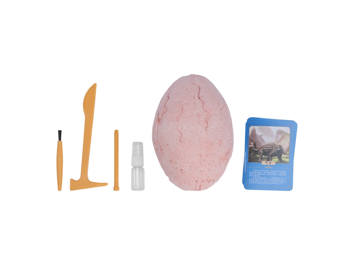 Jinwei-kit De Excavación De Huevos De Dinosaurio Para Niños Con Modelos Luminosos Y Tarjetas Informativas Ecoamigables