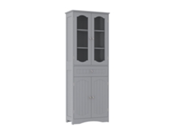 NORTHIX Armario de baño independiente de 160 cm con 4 puertas y cajón