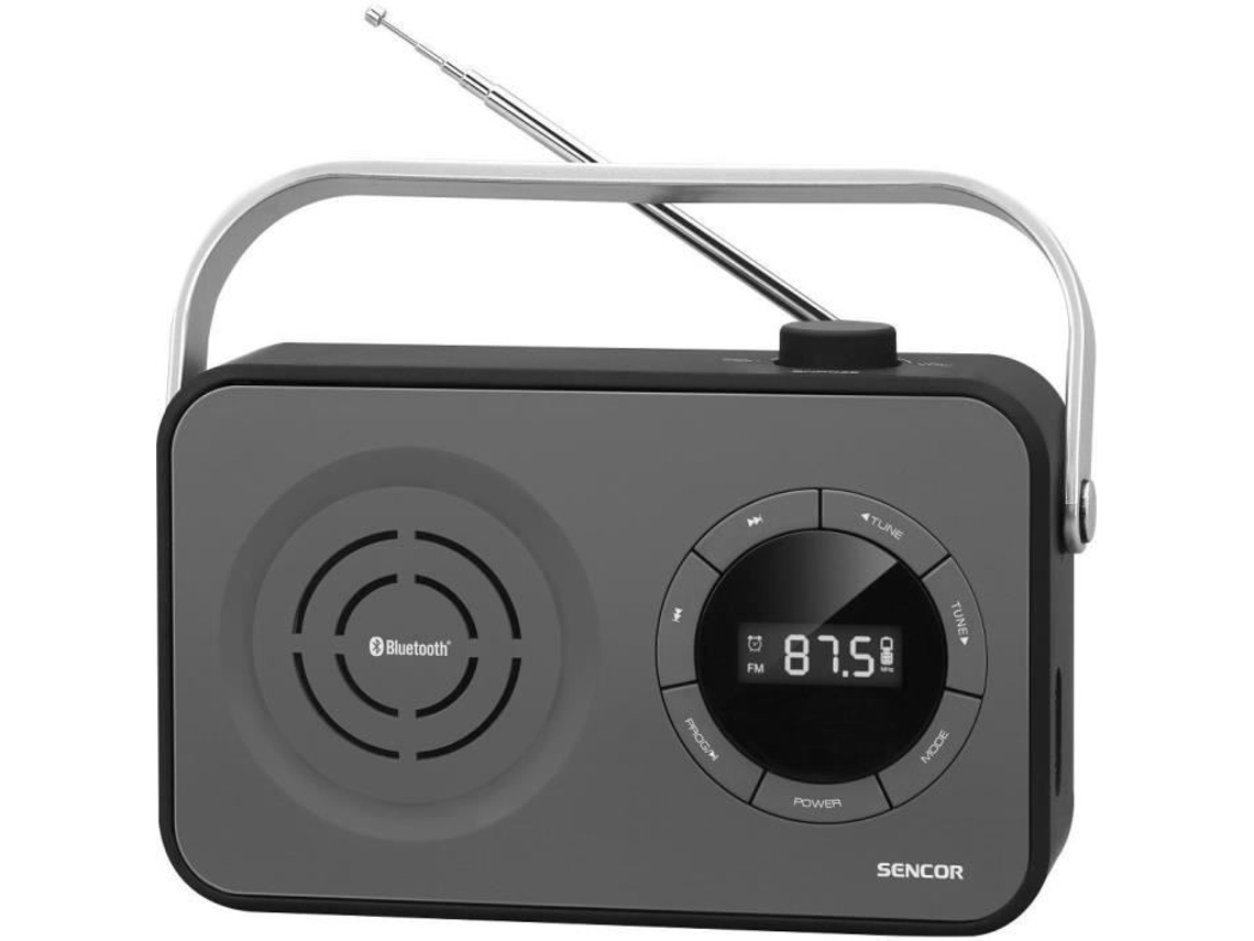 Receptor De Audio Sencor Srd 3200 B Bluetooth Radio Digital Portátil