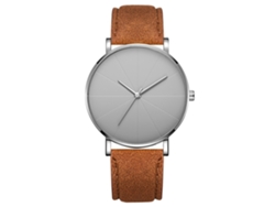 Reloj De Pulsera Analógico De Cuarzo Con Dial Redondo Moda Simple Joyería Accesorio