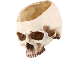 Maceta Con Forma De Calavera, Flores De Resina, Maceta Única Con Forma De Calavera De 6.5 X 4.5 X 4.3 Pulgadas Para Bares, Discotecas Y Decoración.