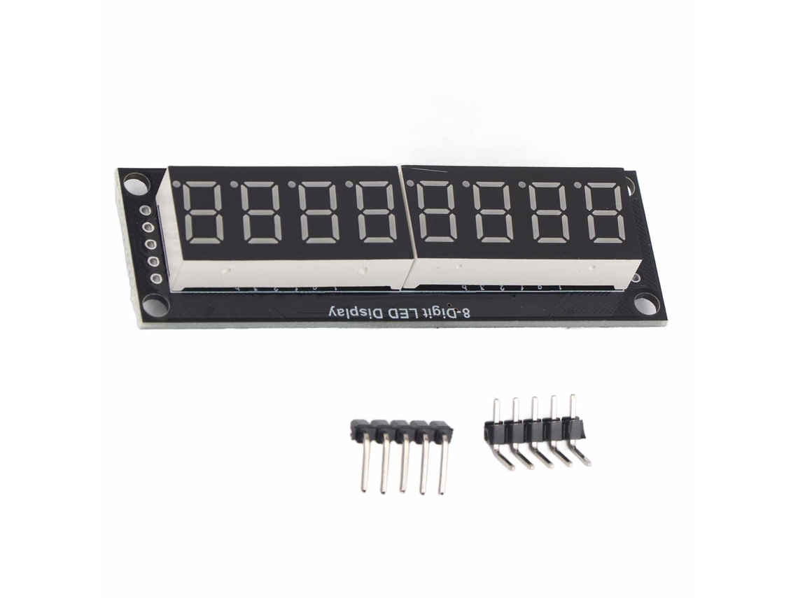 Módulo De Pantalla Led Digital De 8 Dígitos Y 7 Segmentos De 0,36 Pulgadas Con Chip Amarillo Tm1637