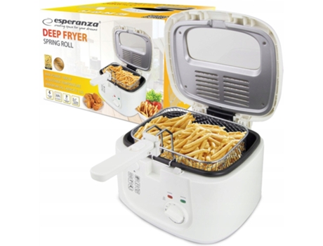 Freidora de Aire ESPERANZA Spring Roll Fryer 2.5 L Blanco