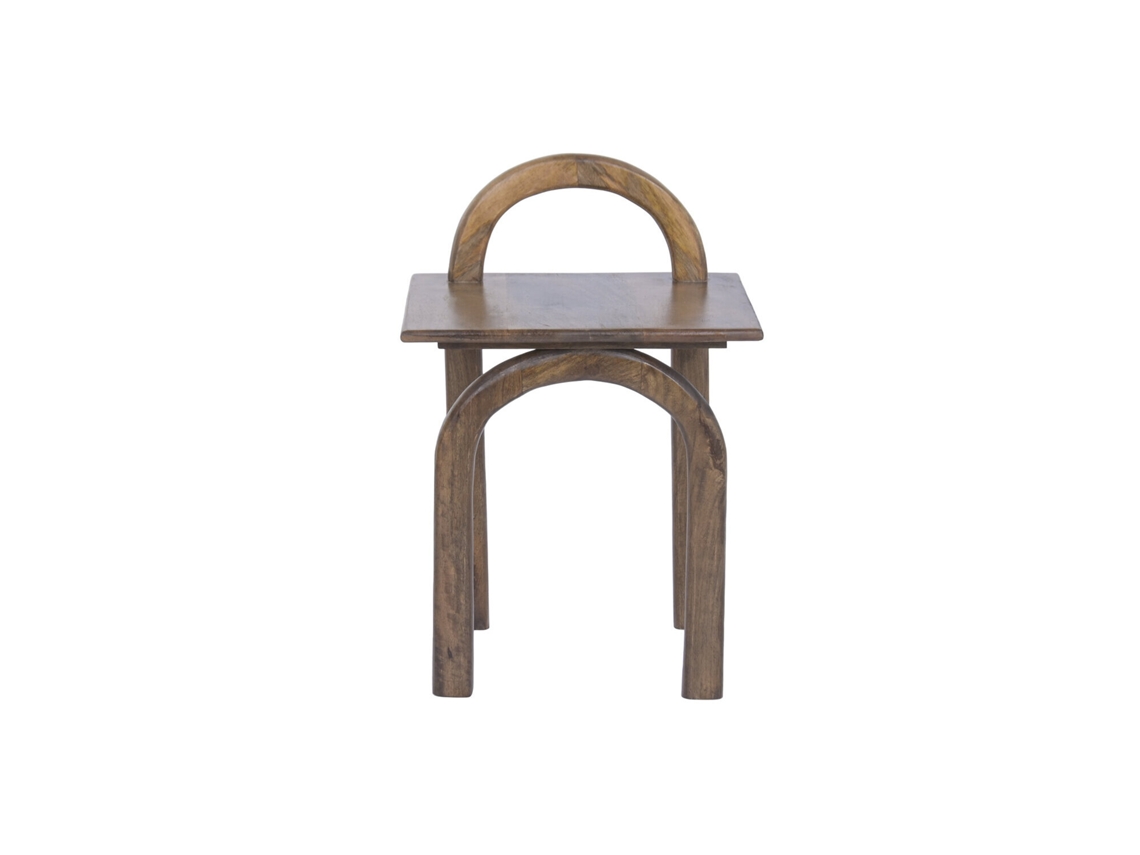 Mesita Auxiliar Mango Concept Natural 40x40x60cm
