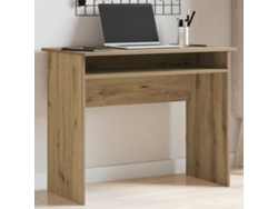 Escritorio de madera de ingeniería roble artisan 90x50x74 cm