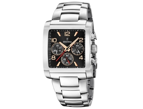 Reloj Hombre FESTINA F20652/4 Negro Plateado