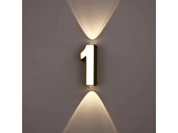 Lámpara De Pared De 2 Led, Ca 85-265 V, 7 W, Ip65, Impermeable, Para Exteriores, Estilo Moderno.