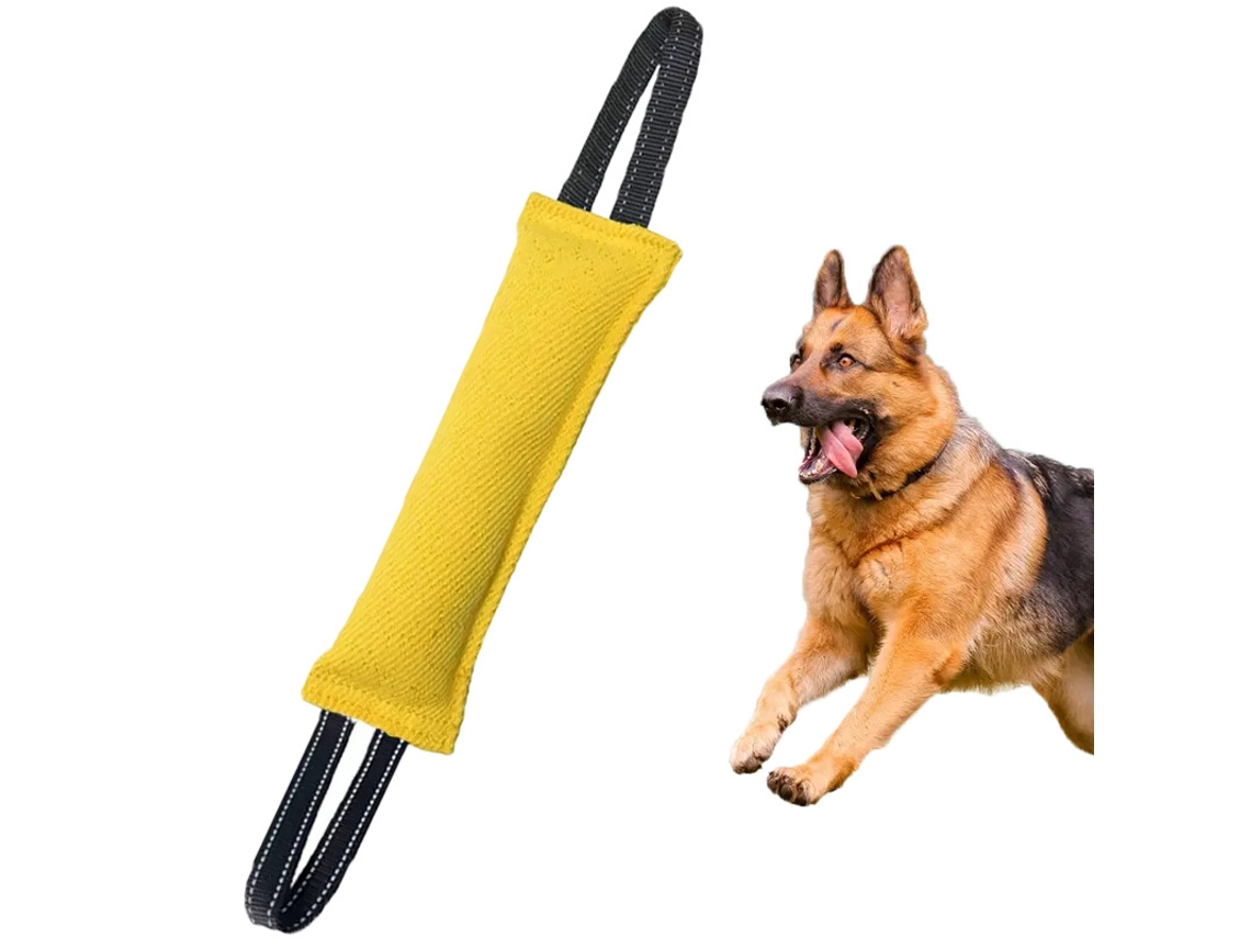 Juguete De Entrenamiento Para Perros, Duradero. Para Juegos De Tira Y Afloja, Cachorros, Alivia El Dolor De La Dentición. Henten Home Amarillo