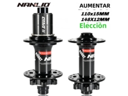 Buje de bicicleta de montaña Nanlio XM820 Boost con 6 cierres, 120 dientes, 15 x 110 mm, 12 x 148 mm, Hg/XD 8, 12 unidades