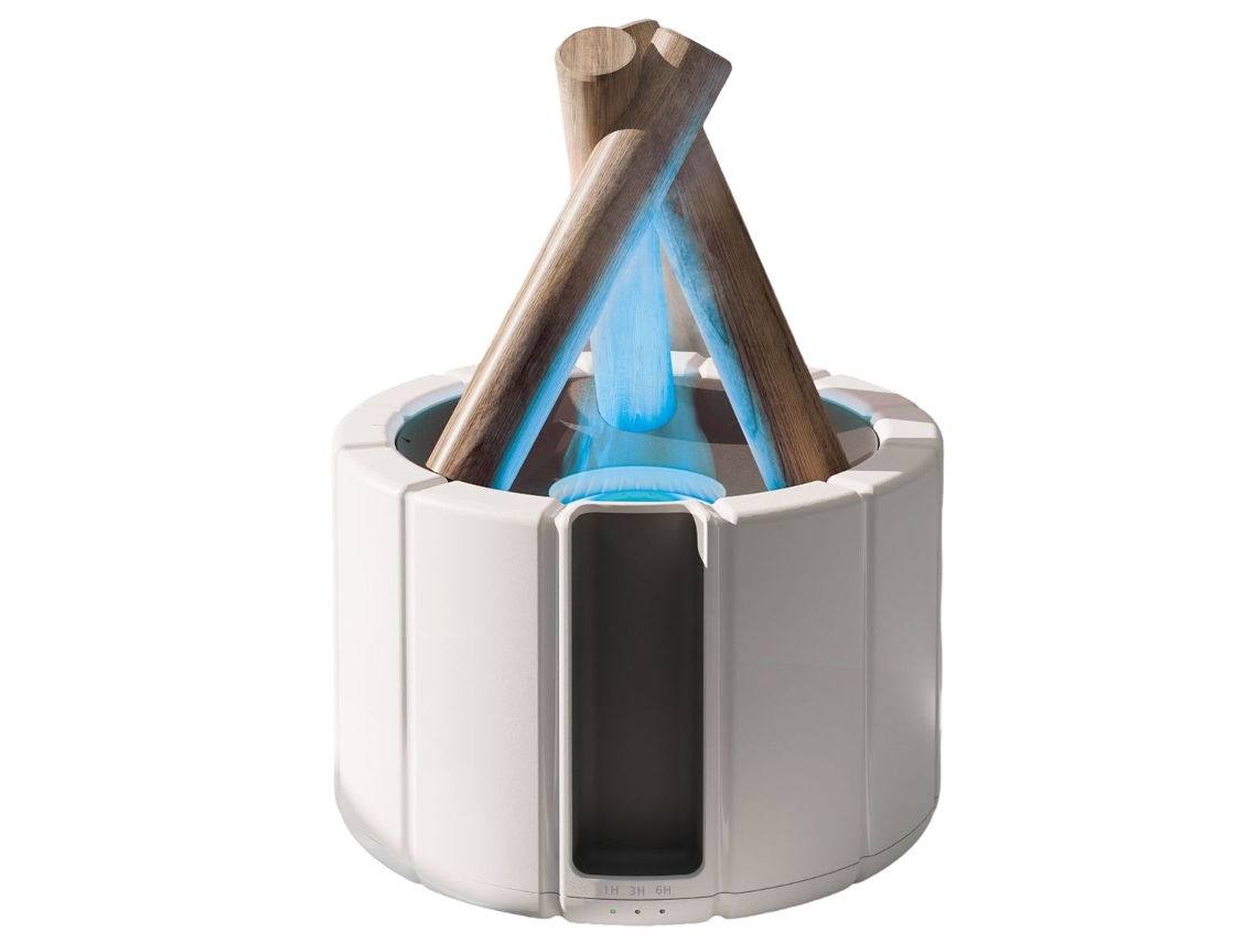 Difusor de aromaterapia Flaming Flame, difusor de aceites esenciales tipo fogata, control remoto, apagado automático, luz nocturna, sensor de presencia.