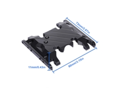 Placa Base Metálica Para La Caja De Cambios De Los Accesorios Del Coche Rc Crawler Axial Scx10ii 90046 90047