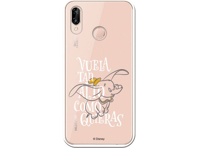 Carcasa Huawei P20 Lite DISNEY Dumbo Vuela Gris