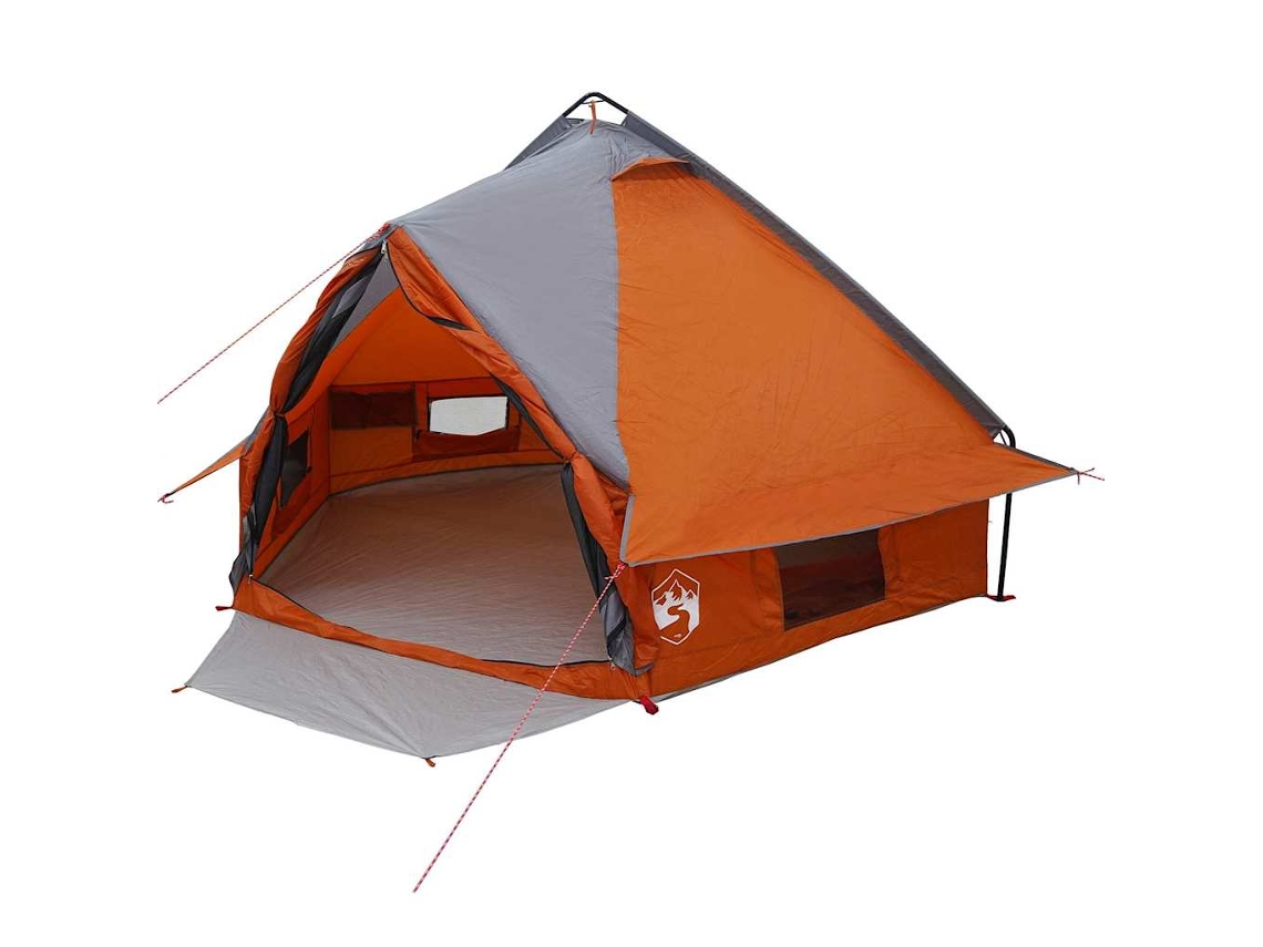 Tienda de campaña Vidaxl de tafetán gris (490 x 410 x 210 cm)