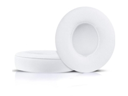 Almohadillas de espuma suave para auriculares Beats Solo 2 con cable, color blanco.