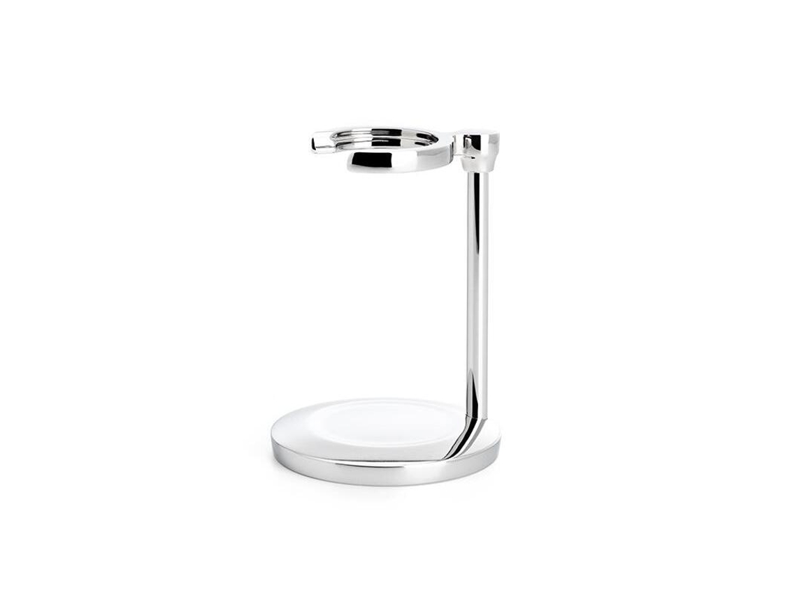 Soporte tradicional cromado para brochas de afeitar MÜHLE