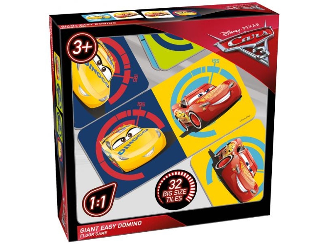 Dominó TACTIC Cars 3 Giant Easy (Edad Mínima: 3 - Holandés)
