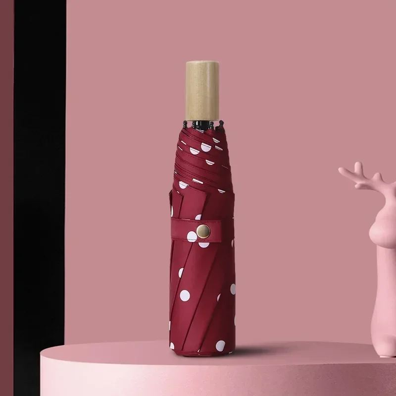 Sombrilla De Sol Para Mujer De Estilo Retro, Negra Con Parte Trasera Adhesiva Para Protección Solar Y Contra Los Rayos Uv, Resistente Al Viento.