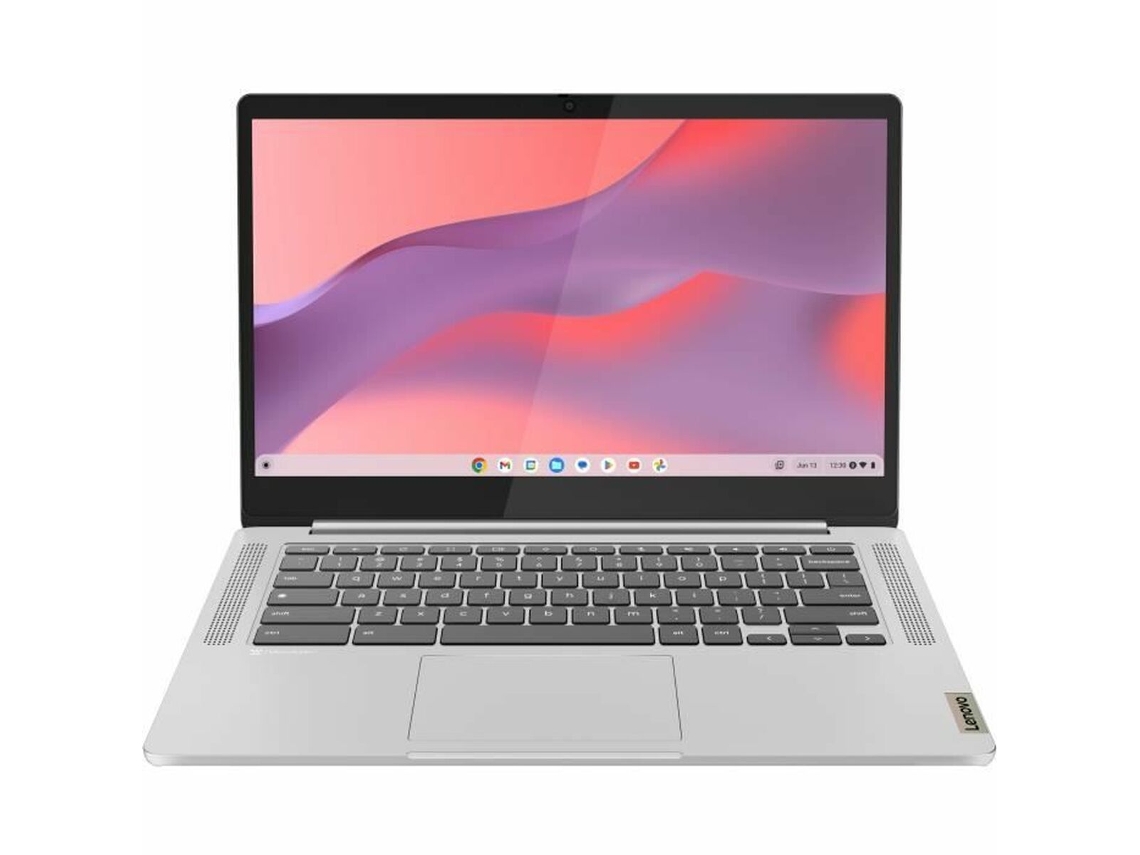 Laptop LENOVO IdeaPad 3 14M868 (128 GB - Plateado - 8 GB RAM - 14" - Enchufe EU - AZERTY)