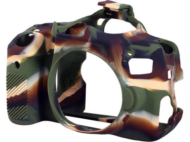 Funda silicona EASYCOVER Canon 750D Camuflaje