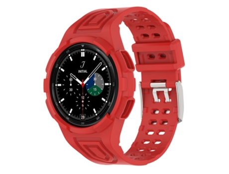 Correa TPU + PU para Samsung Galaxy Watch4 Classic 46mm - tinto