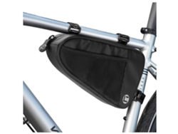 Bolsa de bicicleta con marco triangular, impermeable, para almacenamiento de sillín triangular con bolsillos laterales de malla, SAISIYIKY