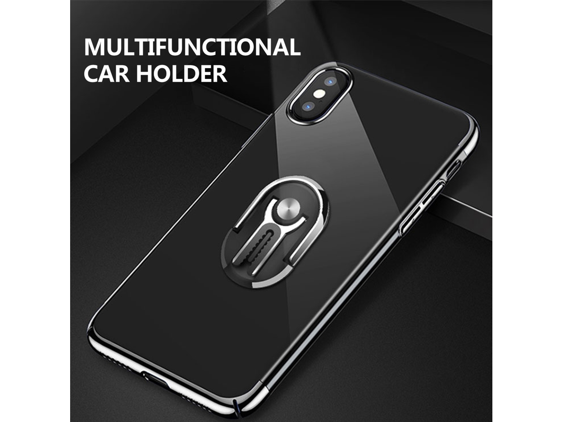 Soporte Multifuncional Para Teléfono De Coche Con Anillo Para El Dedo Y Clip Para La Rejilla De Ventilación, Rotación De 360°.