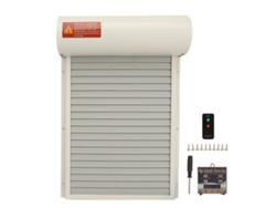 Abridor automático de puerta para gallinero, funciona con pilas, temporizador, sensor de luz, control remoto, pantalla LED, puerta automática manual