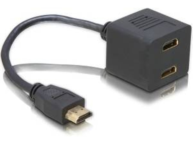 Adaptador de interfaz DeLOCK HDMI Macho to 2x HDMI Hembra HDMI M 2 x HDMI F