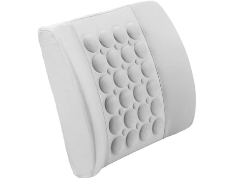 COSHANO Cojin Lumbar para asientos de Coches, sillas, para la Cintura Ergonómico, Respaldo de Espuma Viscoelástica (Gris)