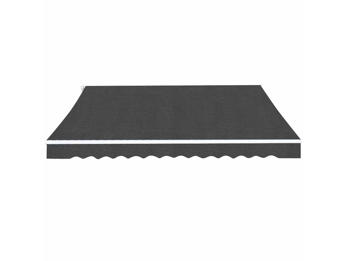 Maison Exclusive - Toldo Plegable De Operación Manual 450 Cm Antracita