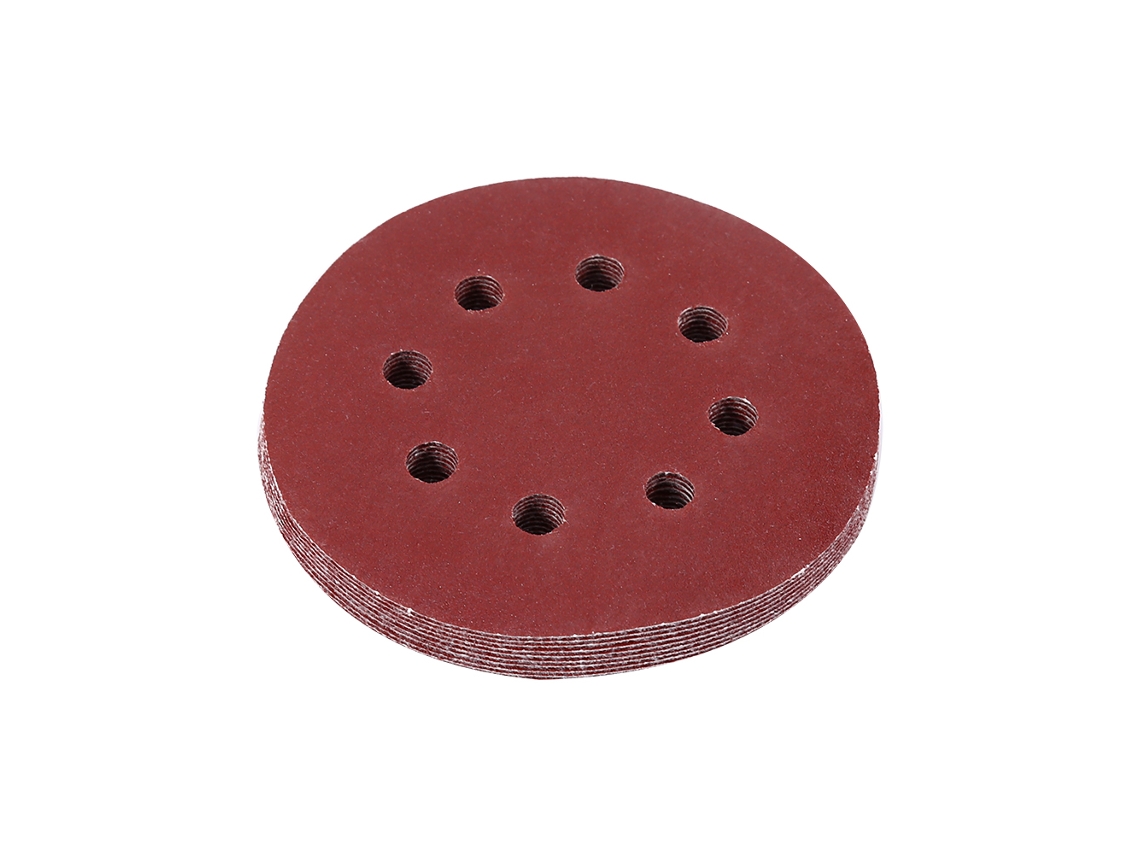 Discos De Lijado De 125 Mm Con 8 Orificios Y Grano N.° 180 Para Pulir Y Ranurar Madera Y Piezas De Metal Para Automóviles.