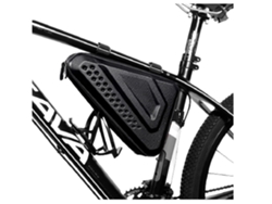 Bolsa para el tubo delantero de la bicicleta, bolsa de almacenamiento para el manillar, accesorios impermeables para bicicleta Gusshious, color negro