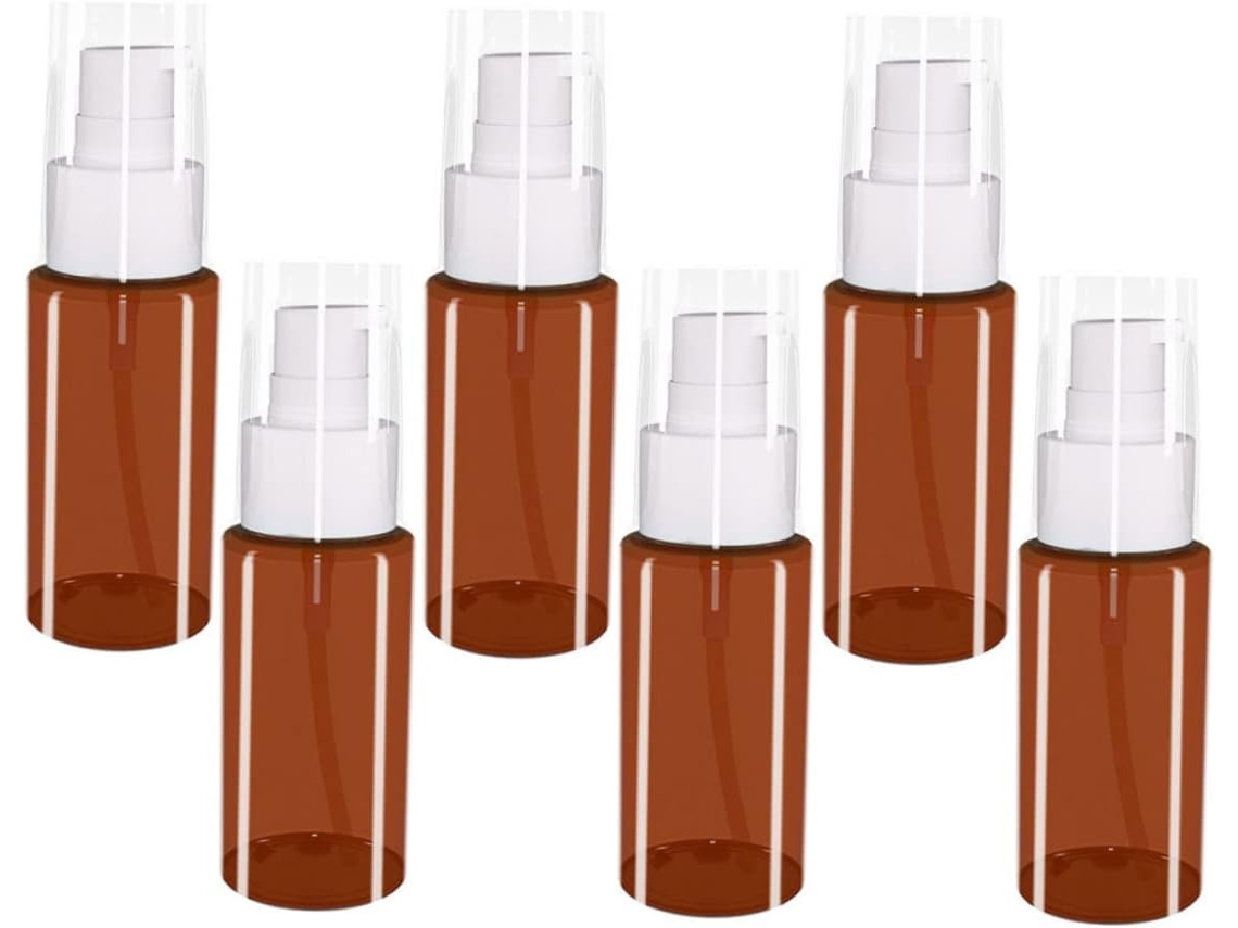 Frascos Rellenables Con Bomba Sin Aire De 60 Ml Para Loción, Champú Y Crema Corporal.