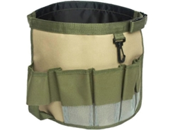 Bolsa De Herramientas Jardinería Impermeable De Tela Oxford 600d Plegable Con Bolsillos Transparentes Organizador Multifunción