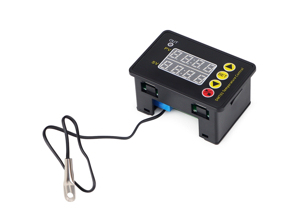 Módulo Controlador De Temperatura Digital Termostato Electrónico Calefacción Enfriamiento Sensor Ntc Ac110