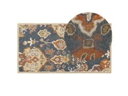 Alfombra BELIANI Umurlu de Lana Multicolor 80x150