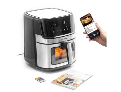 Freidora de Aire INNOVAGOODS Fryinn Stainless View 6500 1700 W 6.5 L