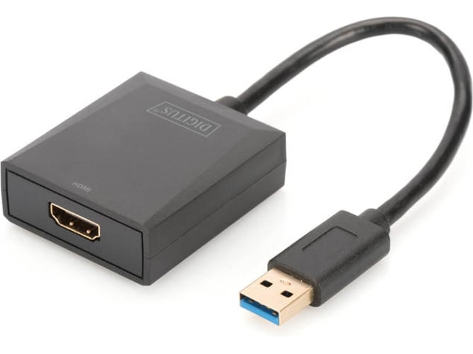Cable HDMI DIGITUS (USB 3.0 - HDMI - Negro)